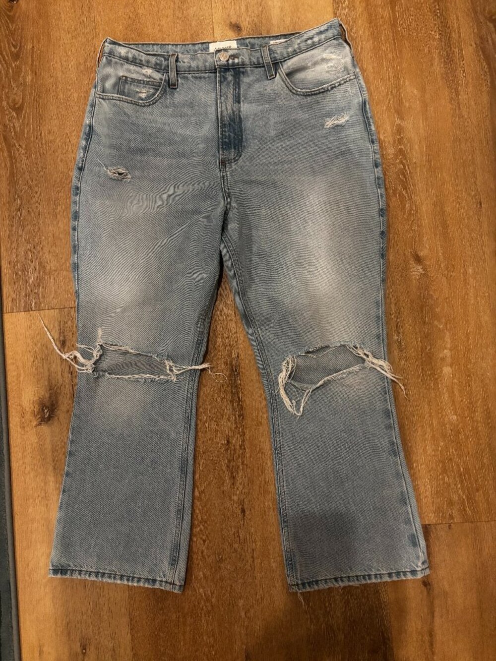 FRAME Le High 'N' Tight Crop Mini Boot Jeans Light Wash 31